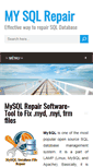 Mobile Screenshot of mysqlrepair.org