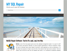Tablet Screenshot of mysqlrepair.org